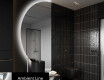 Elegant LED Halvmåne Speil - For Bad D221