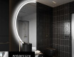Elegant LED Halvmåne Speil - For Bad D222