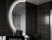Elegant LED Halvmåne Speil - For Bad D222 #3