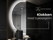 Elegant LED Halvmåne Speil - For Bad D222 #7