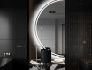 Elegant LED Halvmåne Speil - For Bad D223 #9