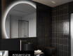 Elegant LED Halvmåne Speil - For Bad X221