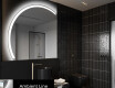 Elegant LED Halvmåne Speil - For Bad X222