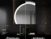 Elegant LED Halvmåne Speil - For Bad X222