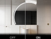 Elegant LED Halvmåne Speil - For Bad X222 #3