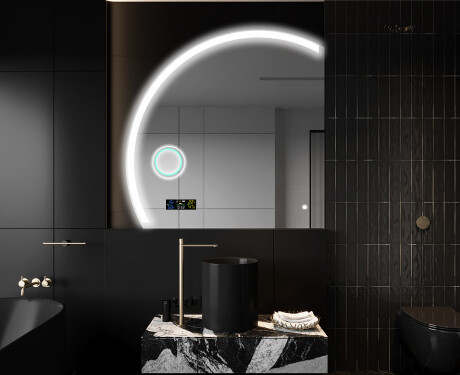 Elegant LED Halvmåne Speil - For Bad X222 #10