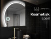 Elegant LED Halvmåne Speil - For Bad X222 #9