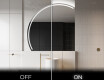 Elegant LED Halvmåne Speil - For Bad X223 #3