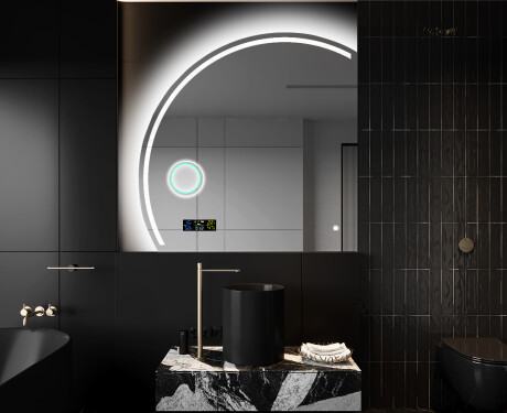 Elegant LED Halvmåne Speil - For Bad X223 #10