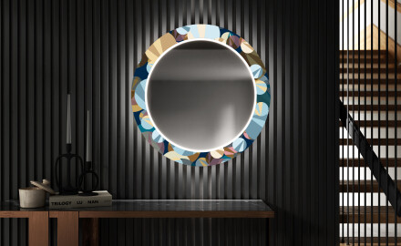 Rundt Dekorativt Speil Med LED-belysning Til Spisestue - Ball