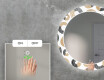 Rundt Dekorativt Speil Med LED-belysning Til Stue - Donuts #5