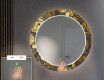 Rundt Dekorativt Speil Med LED-belysning Til Spisestue - Ancient Pattern #5