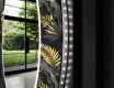 Et Rundt Dekorativt Speil Med Led-belysning Til Barnerom - Goldy Palm #11