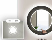 Et Rundt Dekorativt Speil Med Led-belysning Til Barnerom - Microcircuit #4