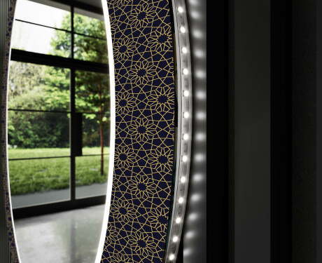 Et Rundt Dekorativt Speil Med Led-belysning Til Barnerom - Ornament #10
