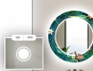 Et Rundt Dekorativt Speil Med Led-belysning Til Barnerom - Tropical #4