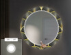 Rundt Dekorativt Speil Med LED-belysning Til Spisestue - Art Deco #4