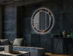 Rundt Dekorativt Speil Med LED-belysning Til Stue - Dandelion #2