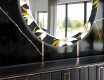 Rundt Dekorativt Speil Med LED-belysning Til Spisestue - Bells Flowers #11