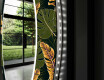 Rundt Dekorativt Speil Med LED-belysning Til Spisestue - Botanical Flowers #11