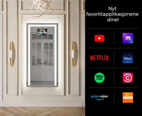 Vertikal Speil Med Lys L11 #2