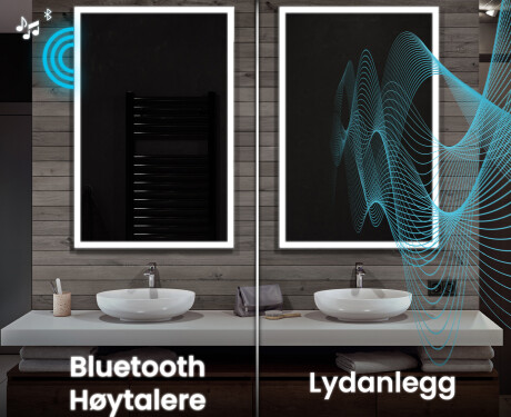 Vertikal Speil Med Lys L01 #7
