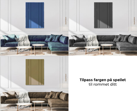 Rektangulære moderne dekorativt veggspeil L170 #10
