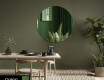 Runde dekorativt speil på vegg L175 #1
