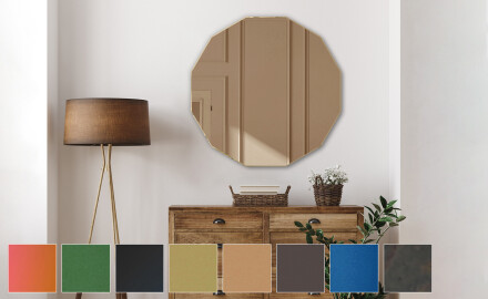 Runde moderne dekorativt  veggspeil L176