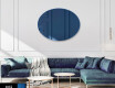 Ovale dekorativt speil på vegg L178 #3
