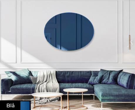 Ovale dekorativt speil på vegg L178 #3