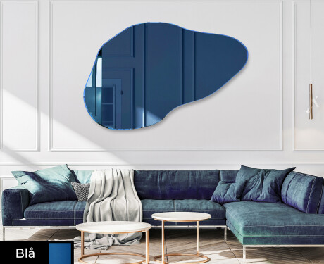 Asymmetriske dekorativt speil på vegg L180 #3
