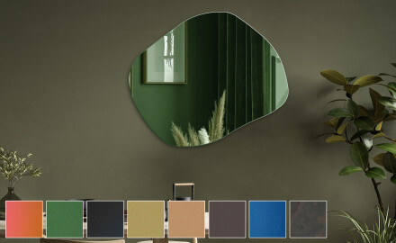 Asymmetriske moderne dekorativt veggspeil L181