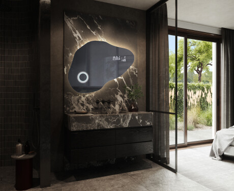 LED-badsspeil med uregelmessig form P221 #10