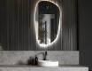 Asymmetrisk speil med LED lys I221 #6