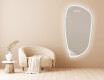 Asymmetrisk speil med LED lys I222 #4