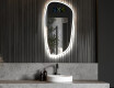 Asymmetrisk speil med LED lys I222 #6