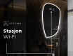 LED-badsspeil med uregelmessig form I222 #6