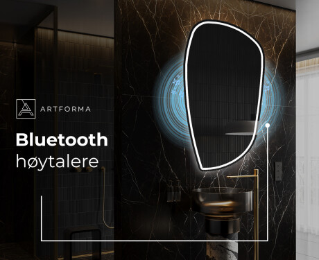 LED-badsspeil med uregelmessig form I223 #5