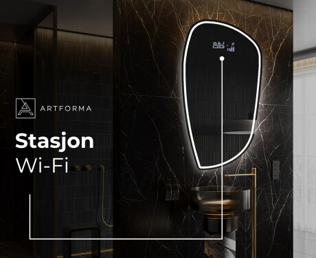 LED-badsspeil med uregelmessig form I223 #6