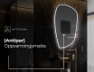 LED-badsspeil med uregelmessig form I223 #8