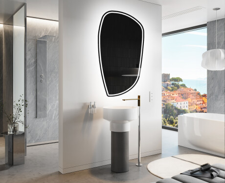 LED-badsspeil med uregelmessig form I223 #9