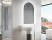LED-badsspeil med uregelmessig form Y222