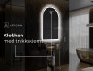 LED-badsspeil med uregelmessig form Y222 #8