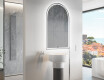 LED-badsspeil med uregelmessig form Y223