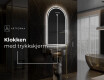 LED-badsspeil med uregelmessig form Y223 #7