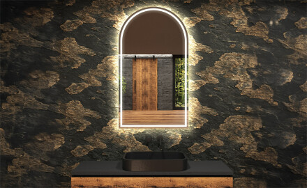 LED-badsspeil med uregelmessig form Y223