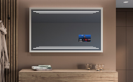 Rektangulært LED Baderomsspeil Med Ramme - FrameLine L75
