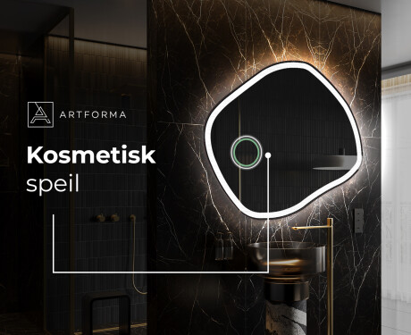 LED-badsspeil med uregelmessig form R222 #5