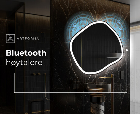 LED-badsspeil med uregelmessig form R222 #6